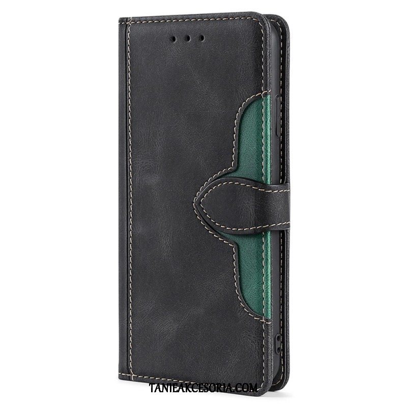 Etui Folio do Sony Xperia 5 IV Dwukolorowy Kwiatowy