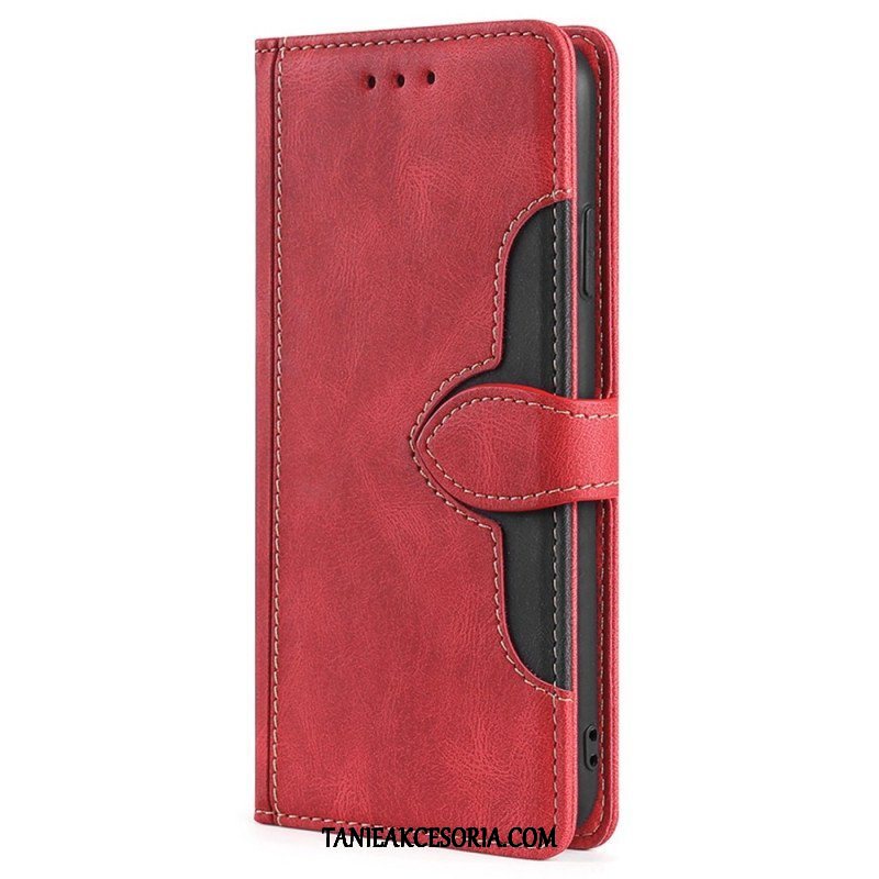 Etui Folio do Sony Xperia 5 IV Dwukolorowy Kwiatowy