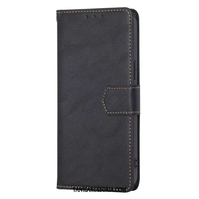 Etui Folio do Sony Xperia 5 IV Skóra Liczi Rfid