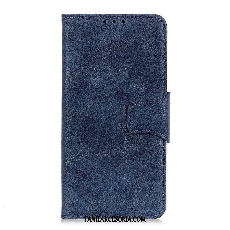 Etui Folio do Sony Xperia Pro-I Dwustronne Zapięcie Ze Skóry Dwoinowej