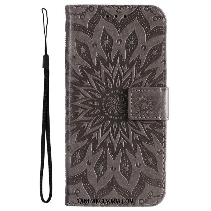 Etui Folio do Vivo Y16 Mandala Sun Ze Smyczą