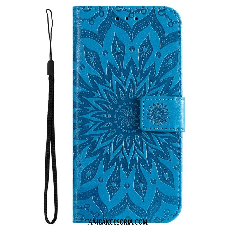 Etui Folio do Vivo Y16 Mandala Sun Ze Smyczą