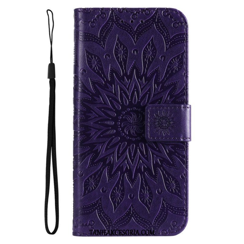 Etui Folio do Vivo Y22s Mandala Sun Ze Smyczą