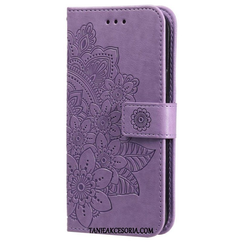 Etui Folio do Vivo Y22s z Łańcuch Paskowata Mandala