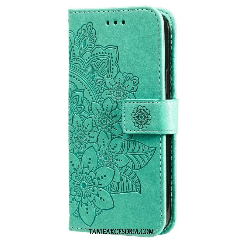 Etui Folio do Vivo Y35 z Łańcuch Paskowata Mandala