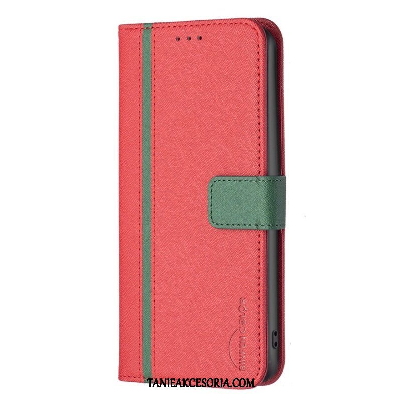 Etui Folio do Xiaomi 12 / 12X Dwukolorowy Kolor Binfen