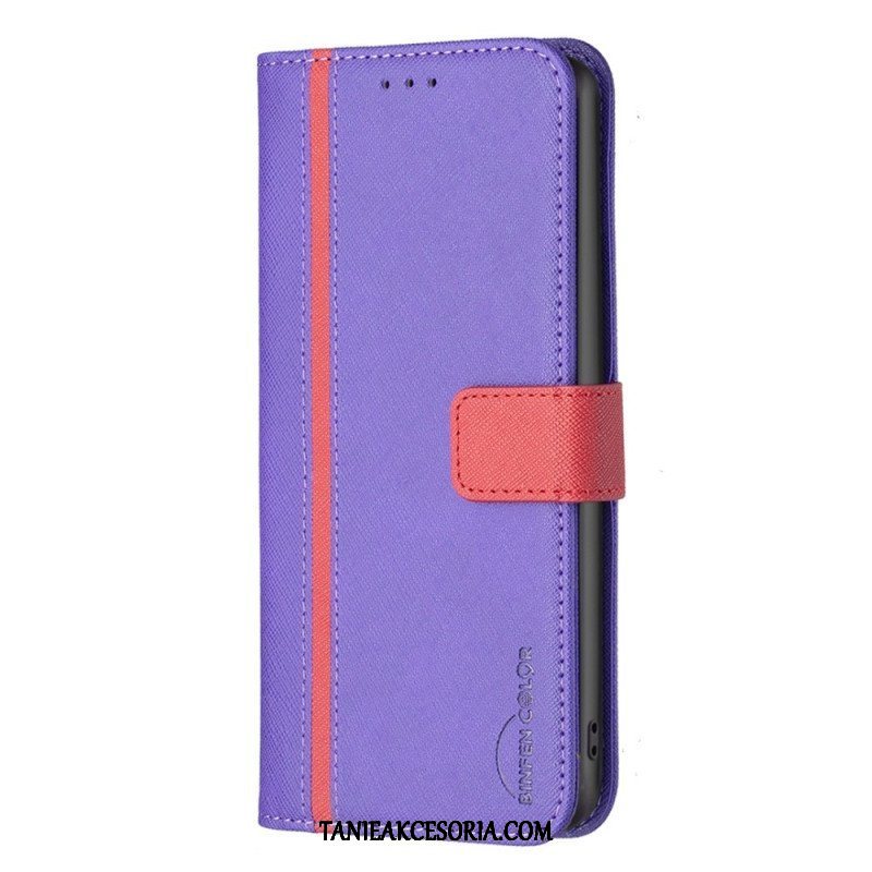 Etui Folio do Xiaomi 12 / 12X Dwukolorowy Kolor Binfen