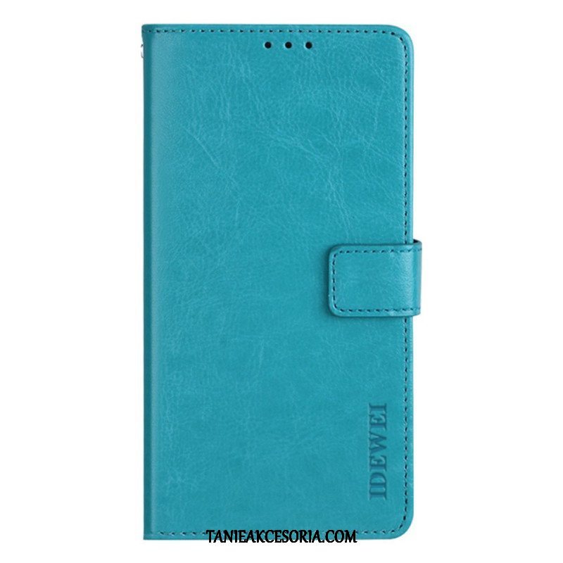 Etui Folio do Xiaomi 12 Pro Imitacja Skóry Idewei