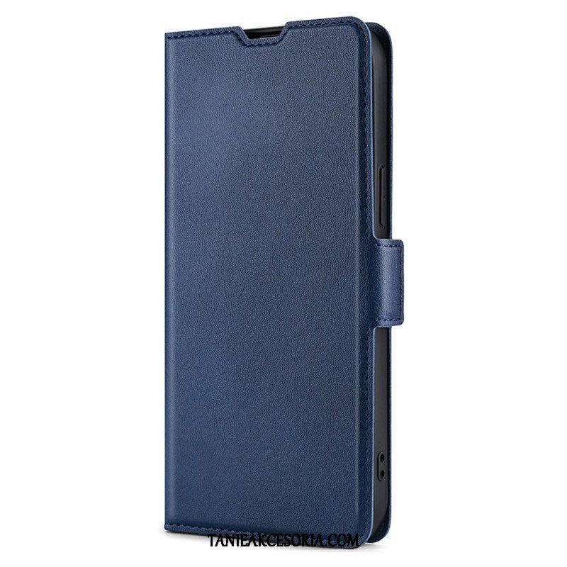 Etui Folio do Xiaomi 12 Pro Styl Z Bardzo Delikatnej Skóry