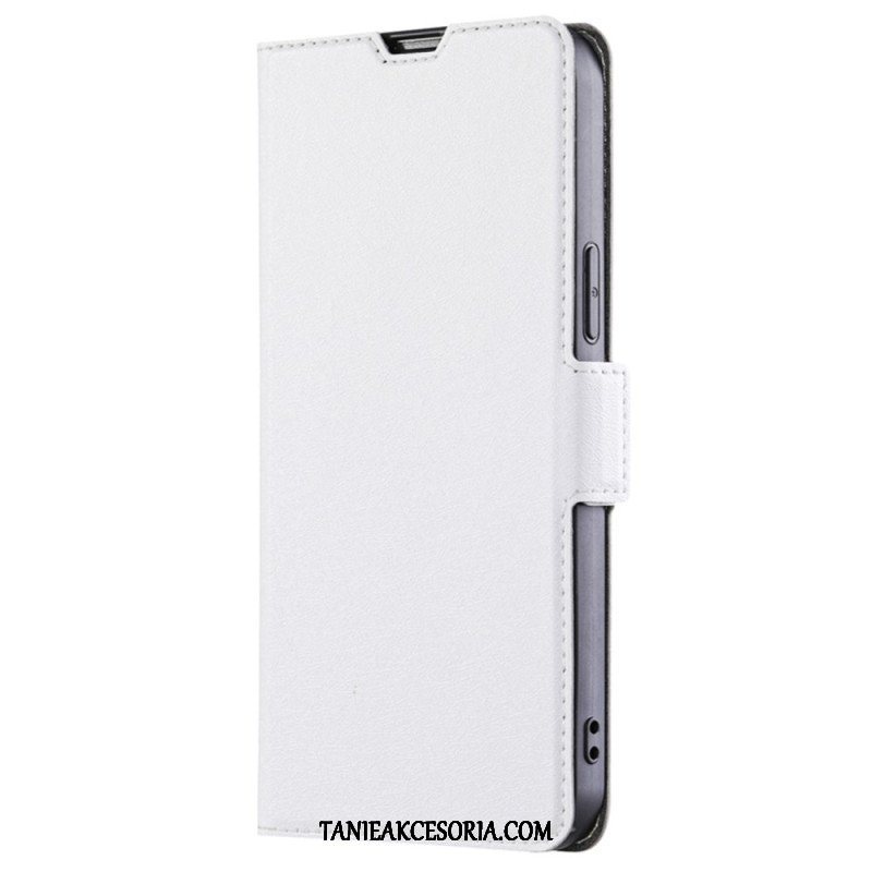 Etui Folio do Xiaomi 12T / 12T Pro Bardzo Cienka Sztuczna Skóra