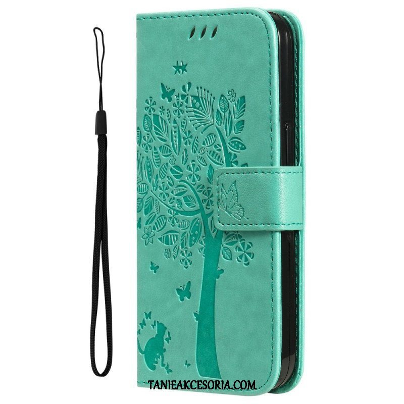 Etui Folio do Xiaomi 12T / 12T Pro Kot Pod Drzewem