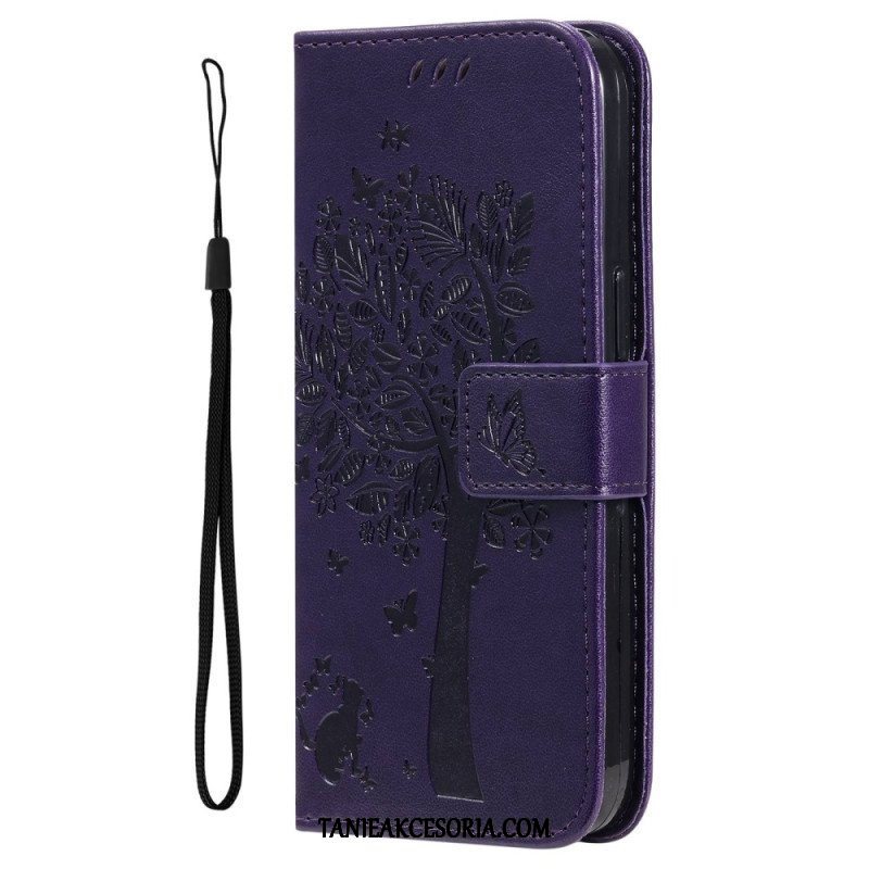 Etui Folio do Xiaomi 12T / 12T Pro Kot Pod Drzewem