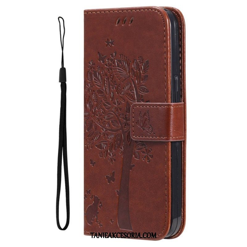 Etui Folio do Xiaomi 12T / 12T Pro Kot Pod Drzewem