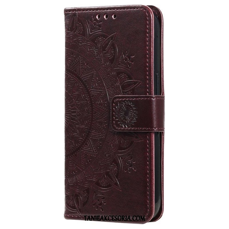 Etui Folio do Xiaomi 12T / 12T Pro Mandala Sun Ze Smyczą