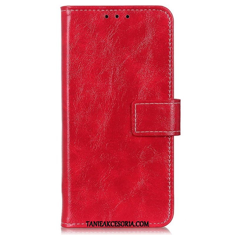 Etui Folio do Xiaomi 12T / 12T Pro Sztuczna Skóra Lakierowana