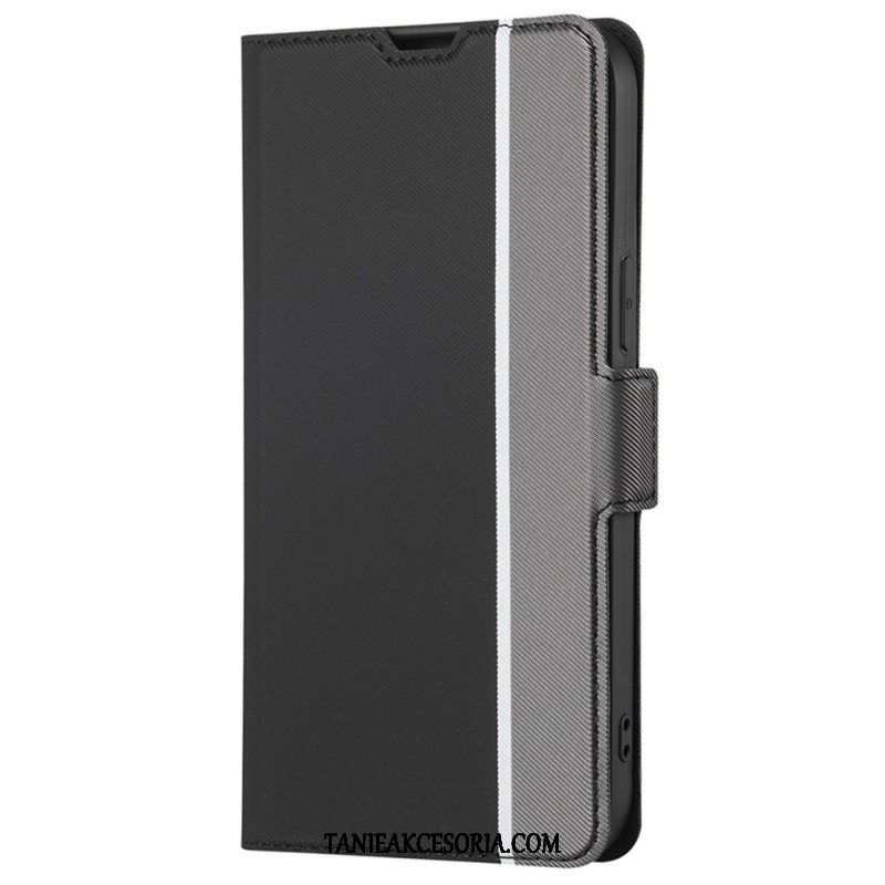 Etui Folio do Xiaomi 12T / 12T Pro Ultra Cienki Dwukolorowy