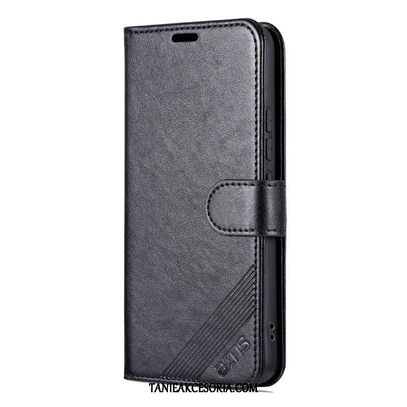 Etui Folio do Xiaomi 13 Efekt Skóry Azns