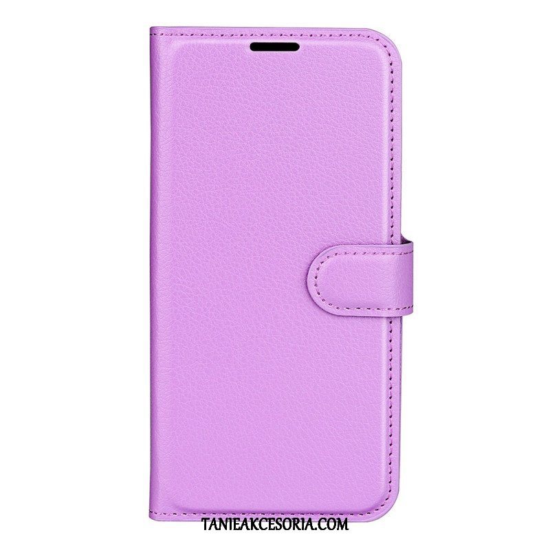 Etui Folio do Xiaomi 13 Klasyczna Sztuczna Skóra Liczi