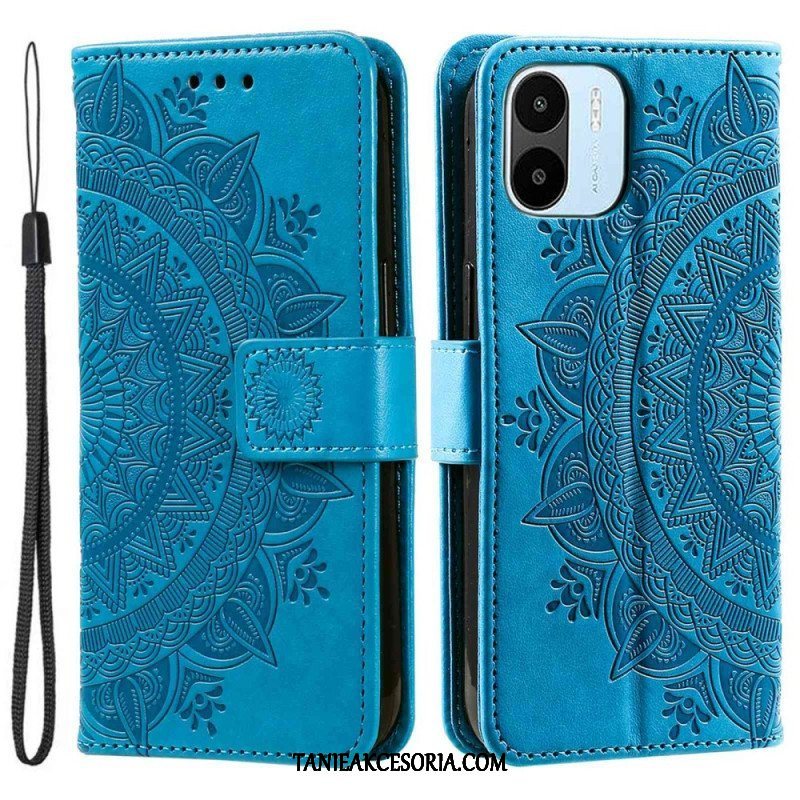 Etui Folio do Xiaomi Redmi A1 Mandala Słońca