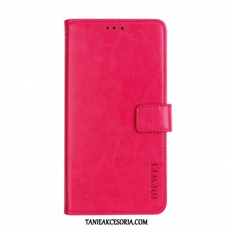 Etui Folio do Xiaomi Redmi Note 10 / 10S Imitacja Skóry Idewei