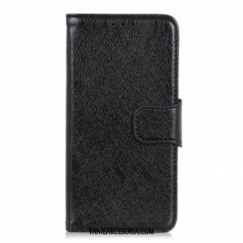 Etui Folio do Xiaomi Redmi Note 10 5G Dwoina Skóry Nappa