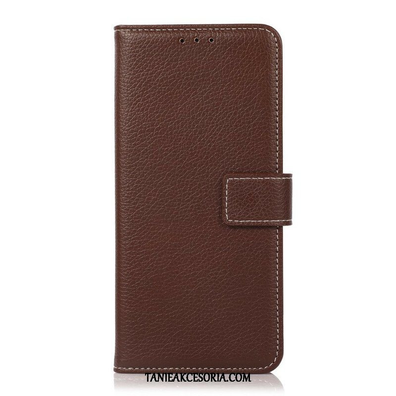 Etui Folio do Xiaomi Redmi Note 10 5G Tekstura Liczi