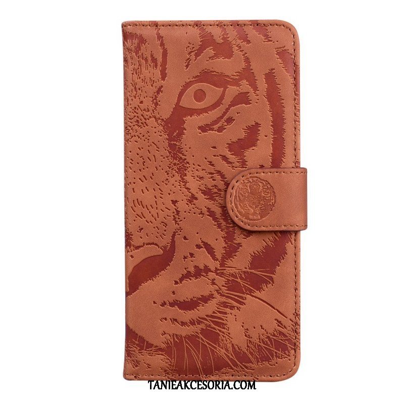 Etui Folio do Xiaomi Redmi Note 11 / 11S Nadruk Twarzy Tygrysa