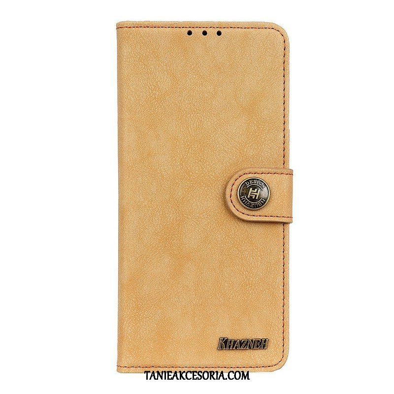 Etui Folio do Xiaomi Redmi Note 11 Pro / 11 Pro 5G Khazneh Dwoina Ze Sztucznej Skóry W Stylu Retro