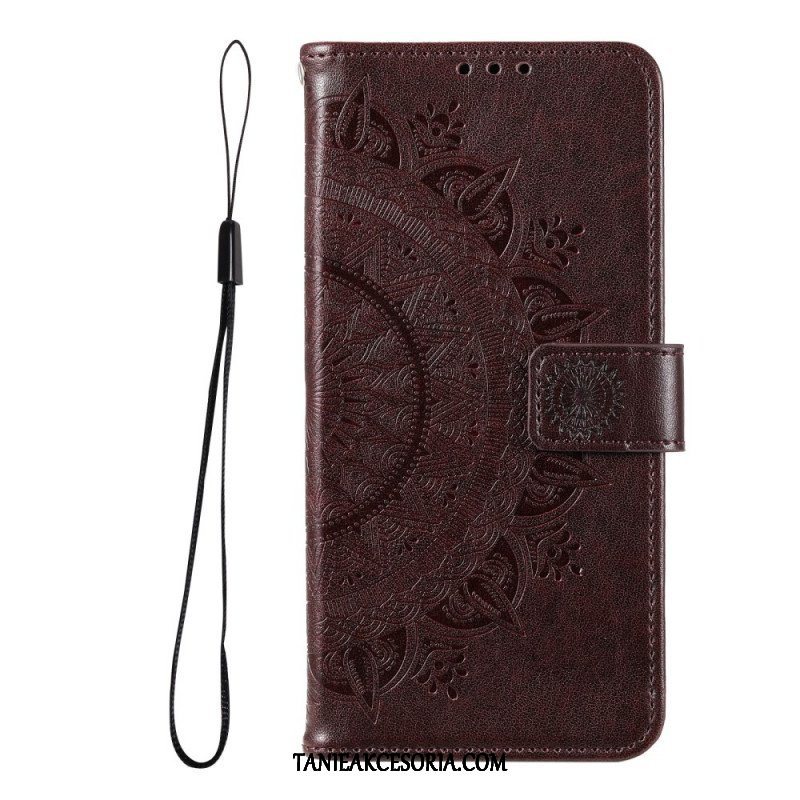 Etui Folio do Xiaomi Redmi Note 11 Pro Plus 5G Mandala Słońca