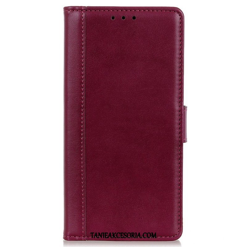 Etui Folio do Xiaomi Redmi Note 11 Pro Plus 5G Stylizacja Skóry