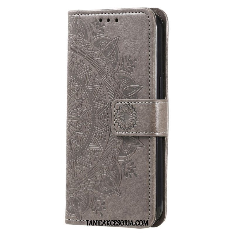 Etui Folio do Xiaomi Redmi Note 12 4G Mandala Sun Ze Smyczą