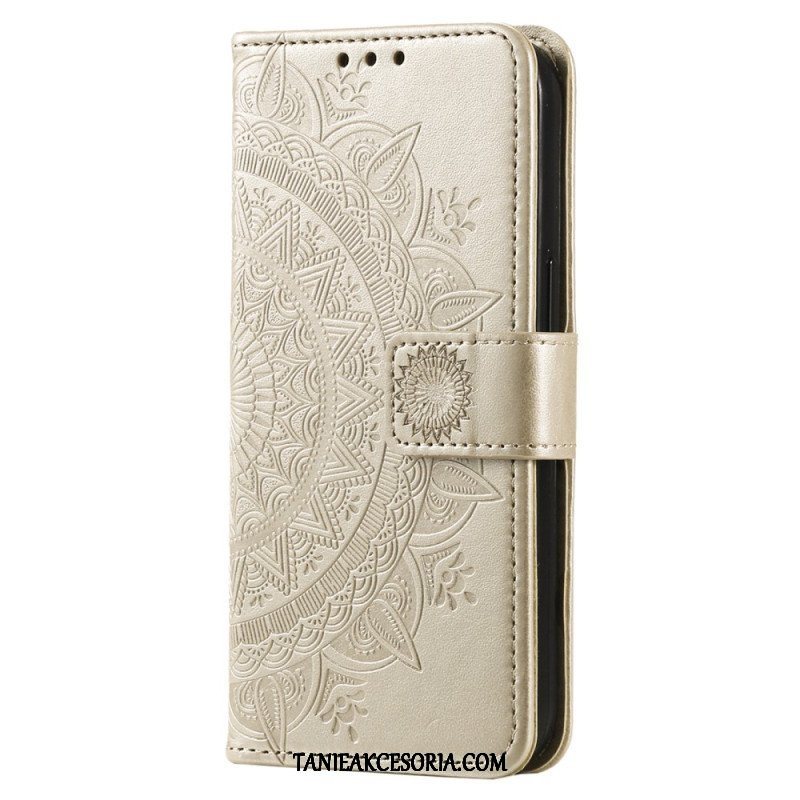 Etui Folio do Xiaomi Redmi Note 12 4G Mandala Sun Ze Smyczą