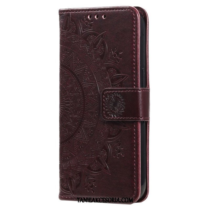 Etui Folio do Xiaomi Redmi Note 12 4G Mandala Sun Ze Smyczą