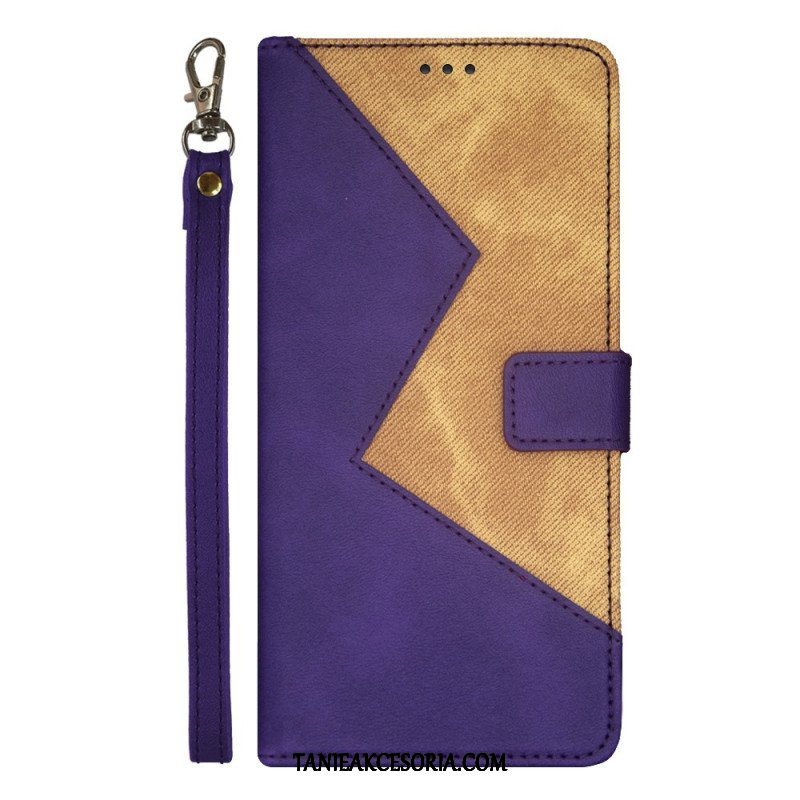 Etui Folio do Xiaomi Redmi Note 12 5G Dwukolorowy Idewei