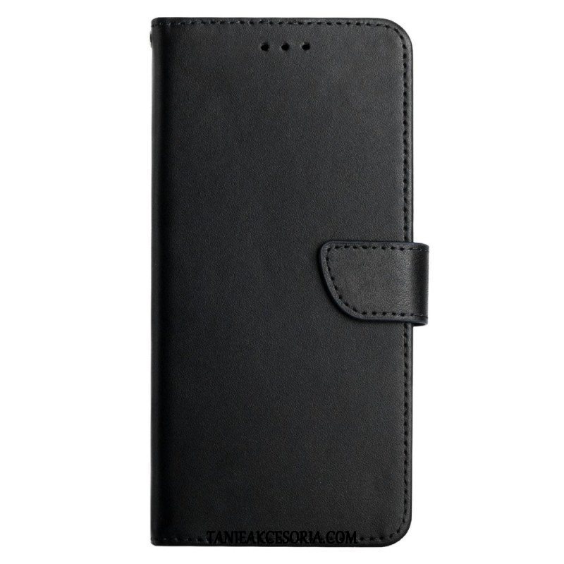 Etui Folio do Xiaomi Redmi Note 12 5G Prawdziwa Skóra Nappa