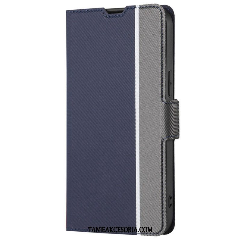 Etui Folio do Xiaomi Redmi Note 12 5G Ultra Cienki Dwukolorowy