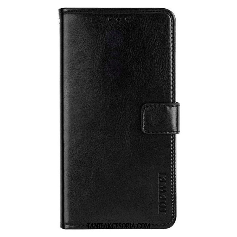 Etui Folio do Xiaomi Redmi Note 12 Pro Imitacja Skóry Idewei