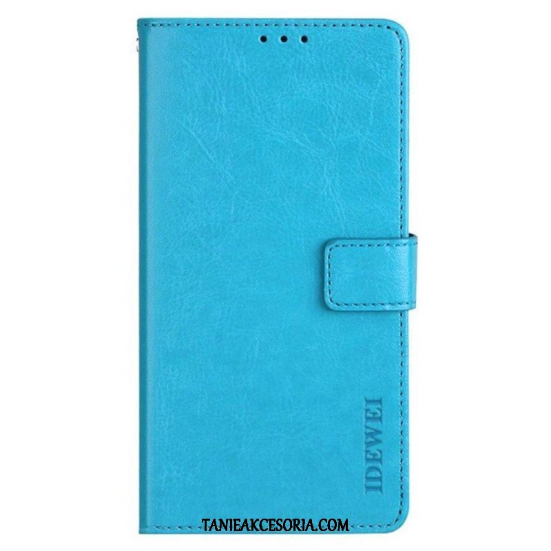 Etui Folio do Xiaomi Redmi Note 12 Pro Imitacja Skóry Idewei