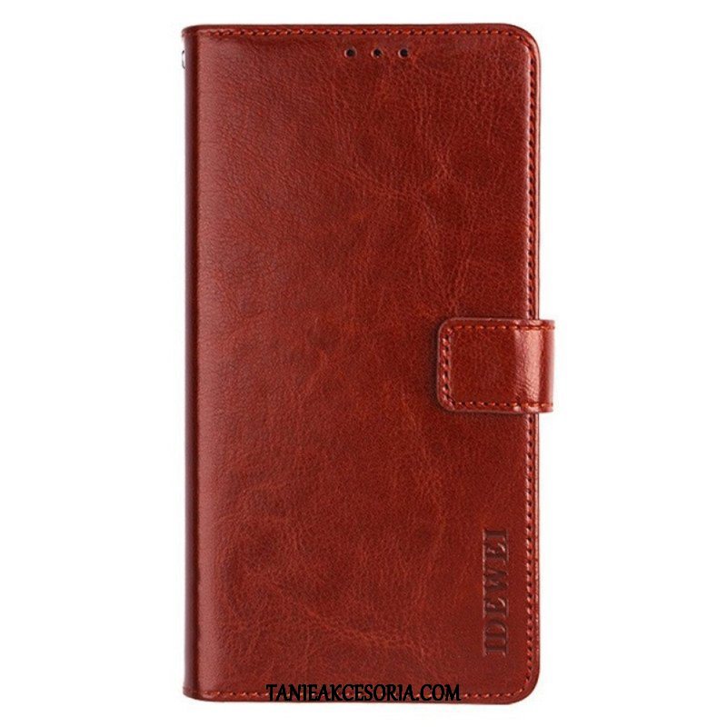 Etui Folio do Xiaomi Redmi Note 12 Pro Imitacja Skóry Idewei