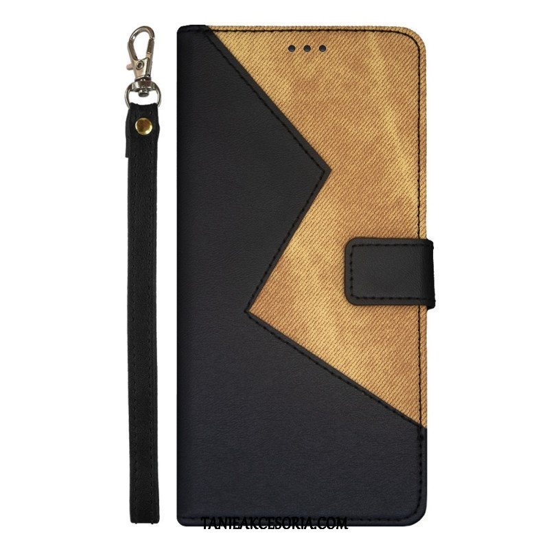 Etui Folio do Xiaomi Redmi Note 12 Pro Plus Dwukolorowy Idewei