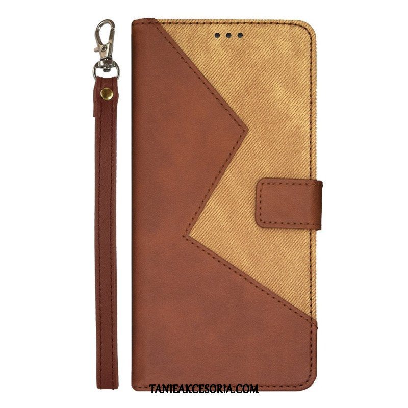 Etui Folio do Xiaomi Redmi Note 12 Pro Plus Dwukolorowy Idewei