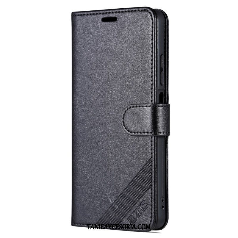 Etui Folio do Xiaomi Redmi Note 12 Pro Plus Efekt Skóry