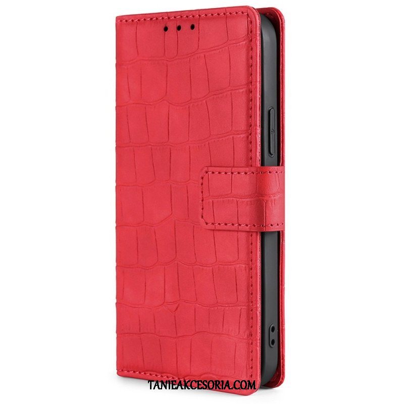 Etui Folio do Xiaomi Redmi Note 12 Pro Plus Krokodyl