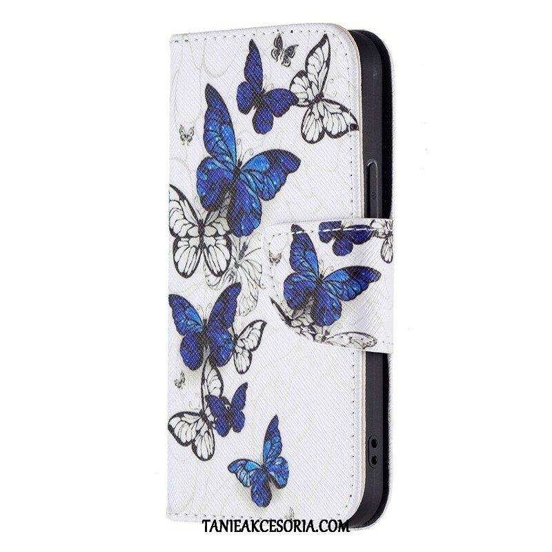 Etui Folio do iPhone 13 Mini Cudowne Motyle