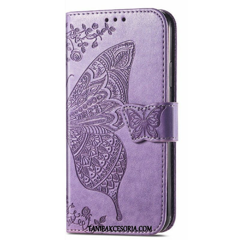 Etui Folio do iPhone 13 Mini Pół Motyle