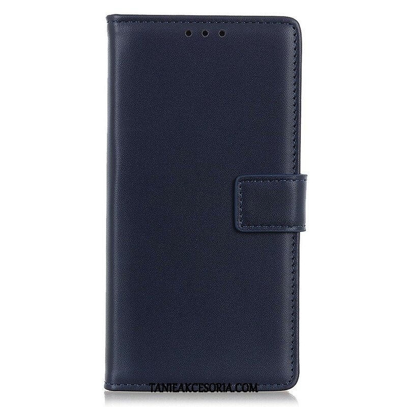 Etui Folio do iPhone 13 Pro Prosty Efekt Skóry