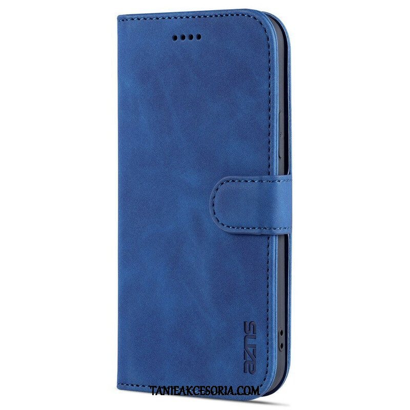 Etui Folio do iPhone 13 Pro Sztuczna Skóra Azns