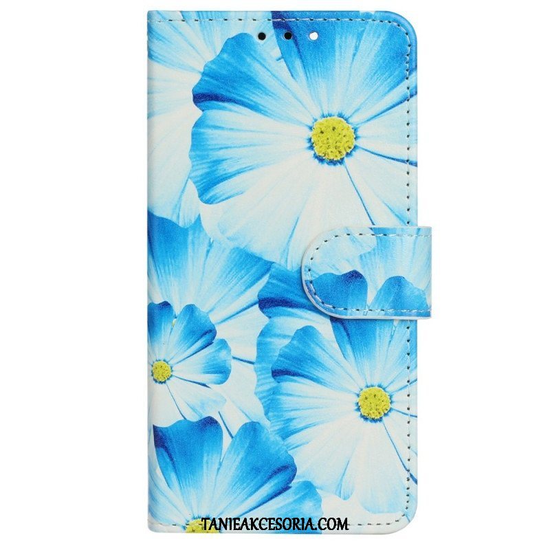 Etui Folio do iPhone 14 Kwiaty