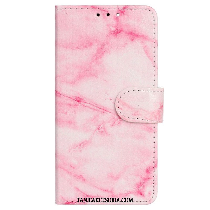 Etui Folio do iPhone 14 Marmur