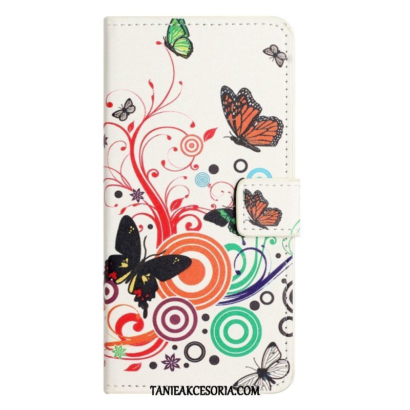 Etui Folio do iPhone 14 Motyle